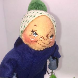 Vintage Annalee Doll on Skis